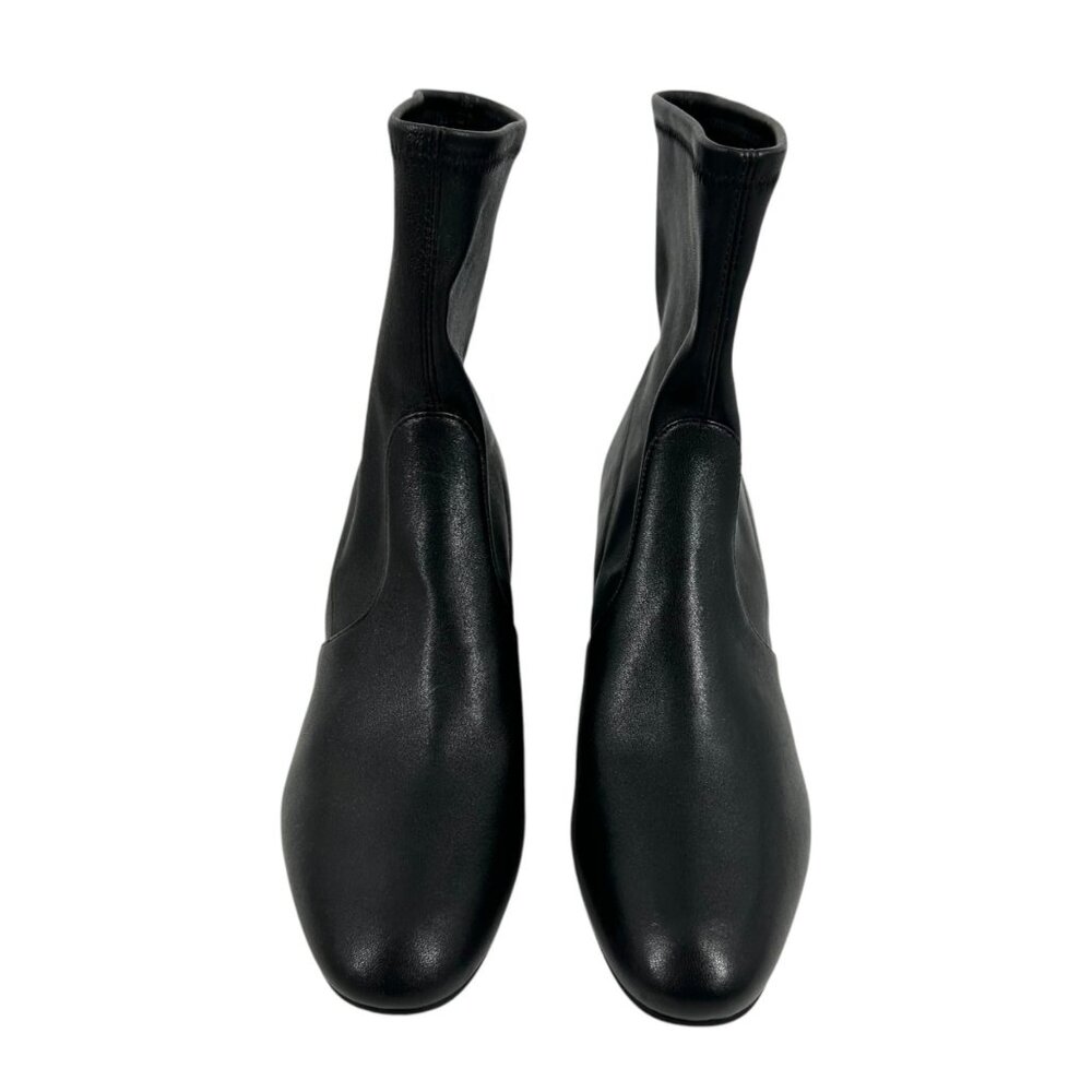 NWOB Stuart Weitzman Allshine Embellished Leather Heeled Boots - Picture 5 of 11